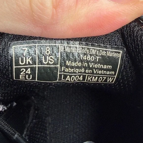 Doc Marten's 1460T Sparkle Boots - Picture 5 of 5